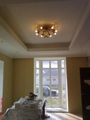 Монтаж потолков из гипсокартона 1