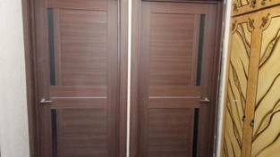 Двери межкомнатные в сунузел с ванной экошпон 