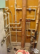 Разводка водопровода и полотенцесушителя