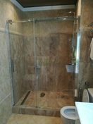 Установка душевого уголка