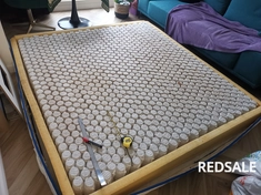 Ремонт матрасса, изменение размеров переклейка и изготовление чехла