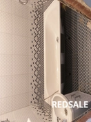 Установка чистовой посуды, в ванной комнате.