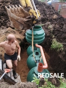 Монтаж станции биологической очистки Эко-4 