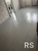 Покраска старого пола в два слоя на площади 20 кв.м.