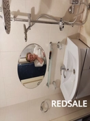 Монтаж водопроводных труб, установка умывальника с тумбой, установка смесителя с душевой стойкой.