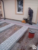 Укладка тротуарной плитки, «Грядки»