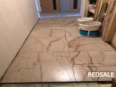 Укладка керамогранита в коридоре жилой квартиры.
Инструмент Bihui,Bosch,DLT.