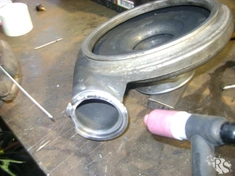 Сварка улитки турбины