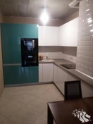 Изготовление кухни, фасады без ручек