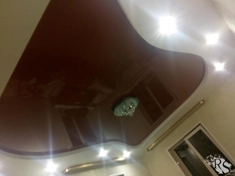 Потолок двухуровневый, волны