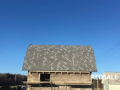 Монтаж мягкой кровли ,  крыша с полноценным жилым этоже .