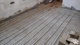 Монтаж теплого пола 