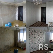 Поклейка обоев, замена напольного покрытия.
Обновление плинтусов, розеток, выключателей и сантехники.
Декоративные элементы для придания свежего вида интерьеру.