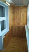 Отделка вагонкой и монтаж ПВХ потолка