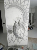 Художественная лепка на стенах 5