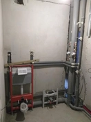 Разводка сантехники с установкой инсталляции