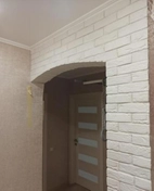 Укладка клинкерной плитки, декоративный гипсовый кирпич.