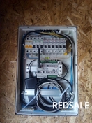 Сборка и монтаж электрического щита для умного дома. Использовались автоматические выключатели, реле и контроллеры.