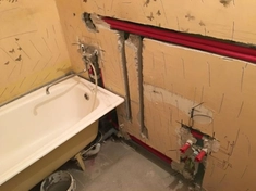 Разводка сантехники