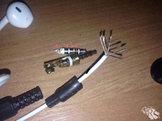 Распайка наушников 