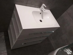 Установка умывальника