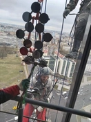 Замена фасадного остекления на ЖК Парус