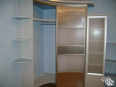 Изготовление мебели в детскую с радиусным шкафом