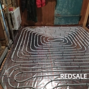 Монтаж теплого пола труба метала пластик 