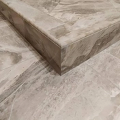 Зарез плитки под 45° монтаж душевого поддона под душ кабинку