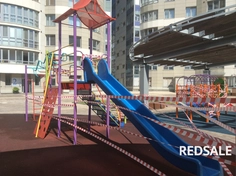 покраска детской площадки масляными красками 