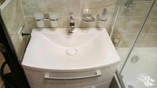 Установка умывальника
