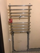 Установка полотенецесушителя 