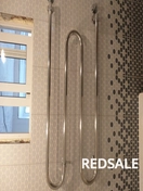 Установка полотенцесушитель в ванной комнате