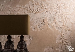 фактурная с узором и полировкой  