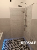 Устройство душевого уголка без поддона. Квартира "Сталинка".