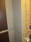 Облицовка колонны плиткой