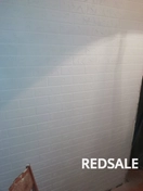 Выравнивание стен, имитация кирпичика, покраска. 