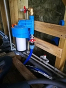 Установка магистрального фильтра