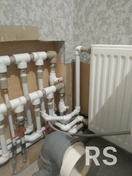 Разводка отопления, радиаторы, теплыйпол, ХВС, Частныйдом (распайка коллектора) .