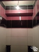 Плиточные работы в туалете 