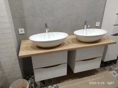 Установка раковины