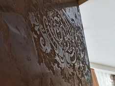 Фактурная с узором и полировкой