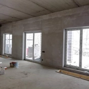 Штукатурили дом с откосами 750 м2