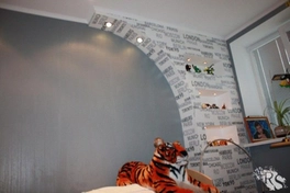 Элемент из гипсокартона с нишами