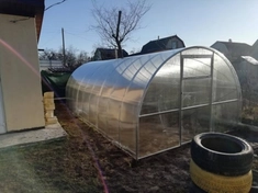 Сборка теплицы 6х3,4 метра