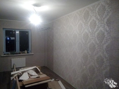 Поклейка обоев в квартире